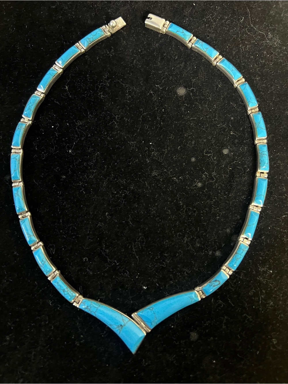 TAXCO 950 SILVER CHOKER NECKLACE
